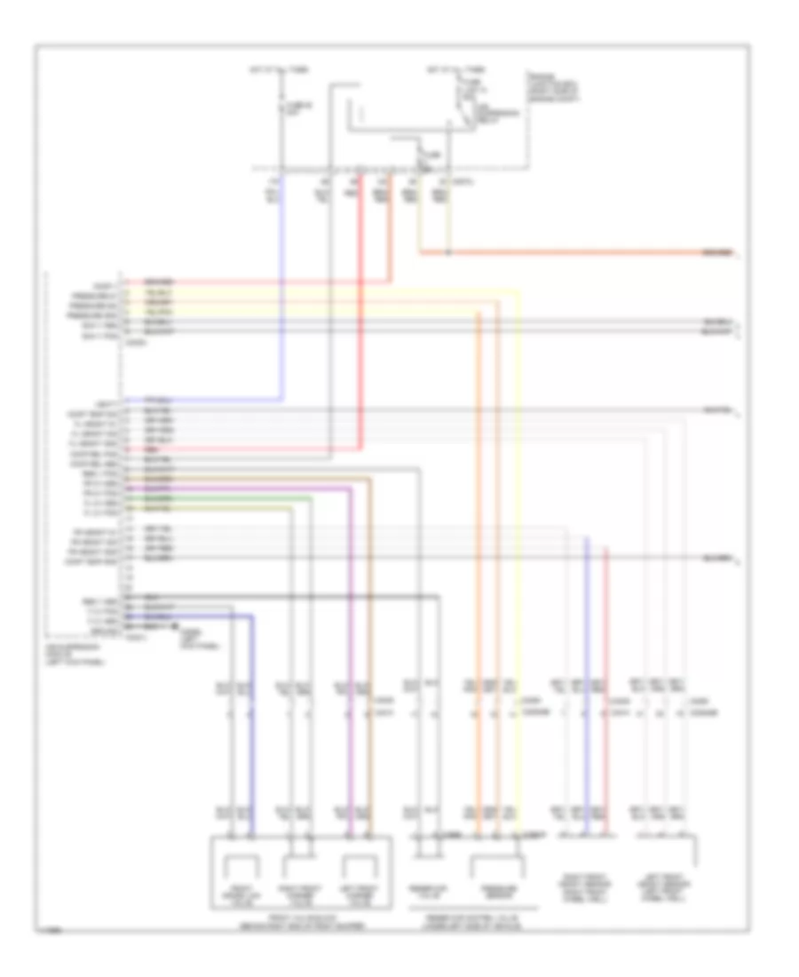 Electronic Suspension Wiring Diagram 1 of 2 for Land Rover Discovery 4 2014