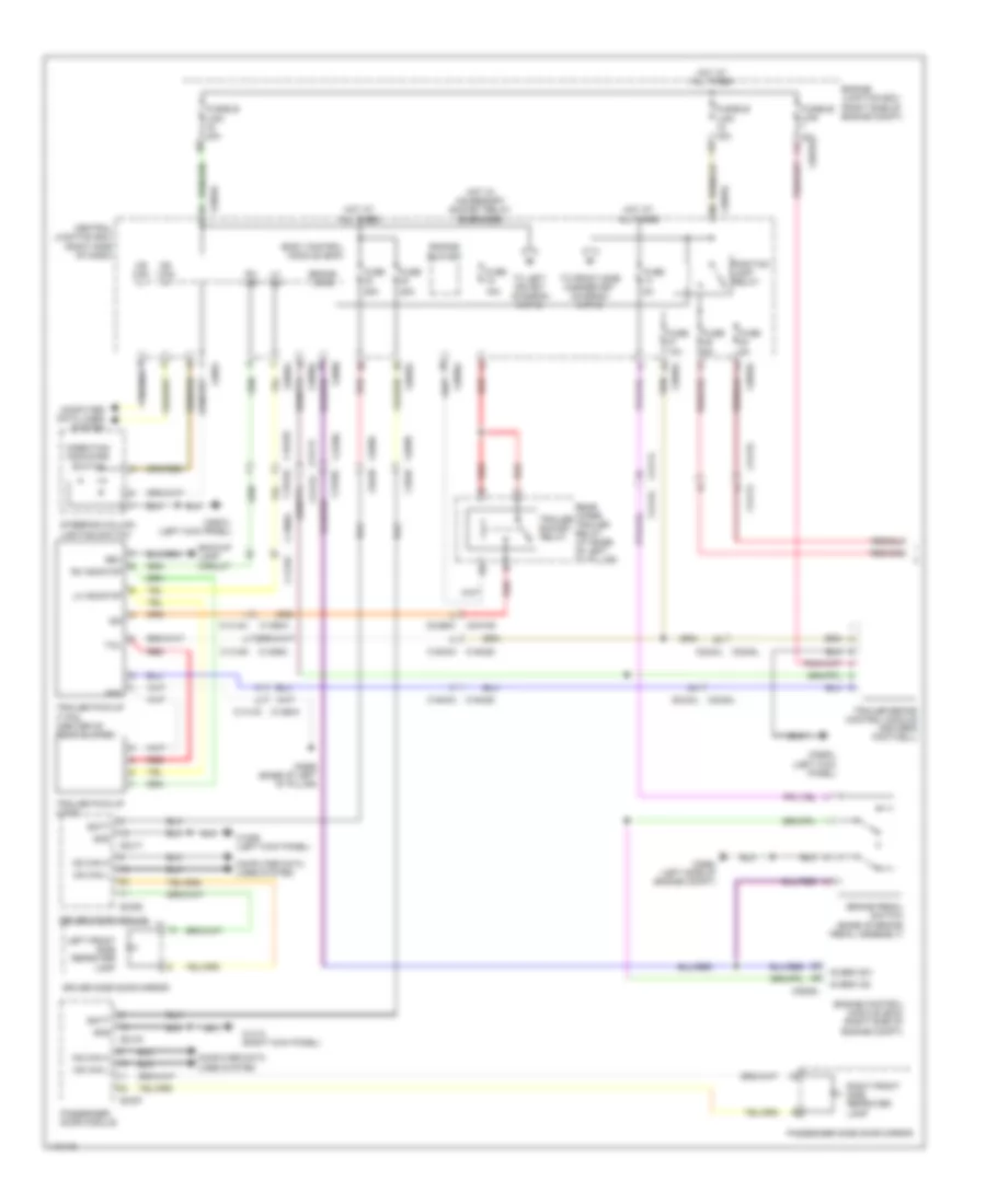 Exterior Lamps Wiring Diagram (1 of 3) for Land Rover Discovery 4 2014