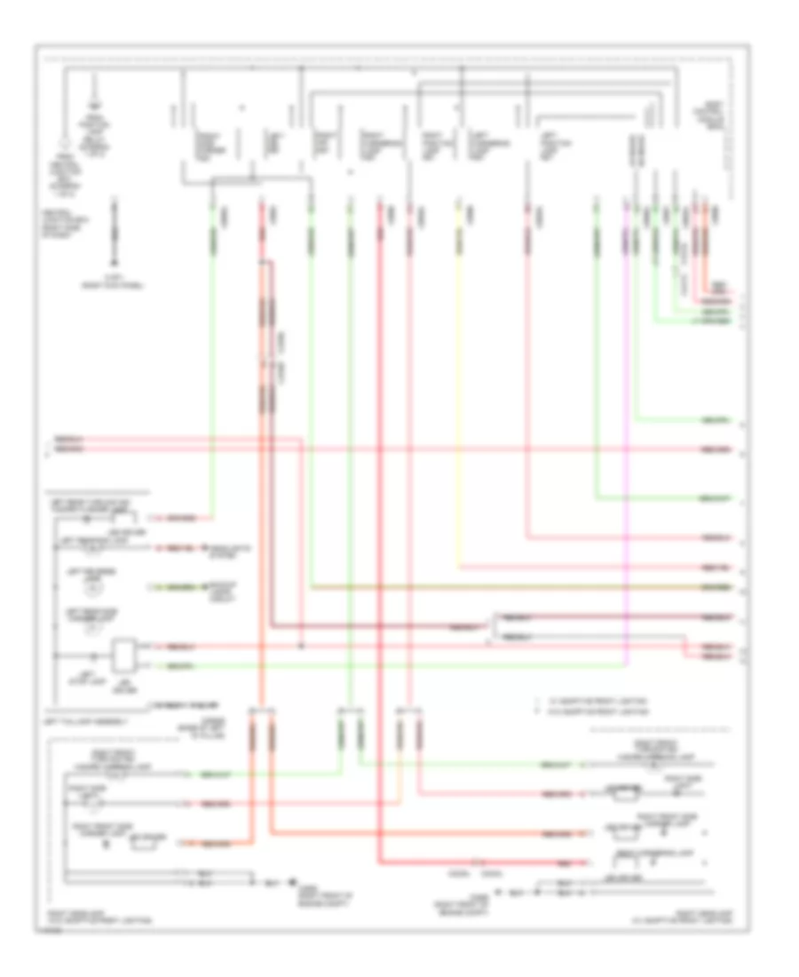 Exterior Lamps Wiring Diagram (2 of 3) for Land Rover Discovery 4 2014