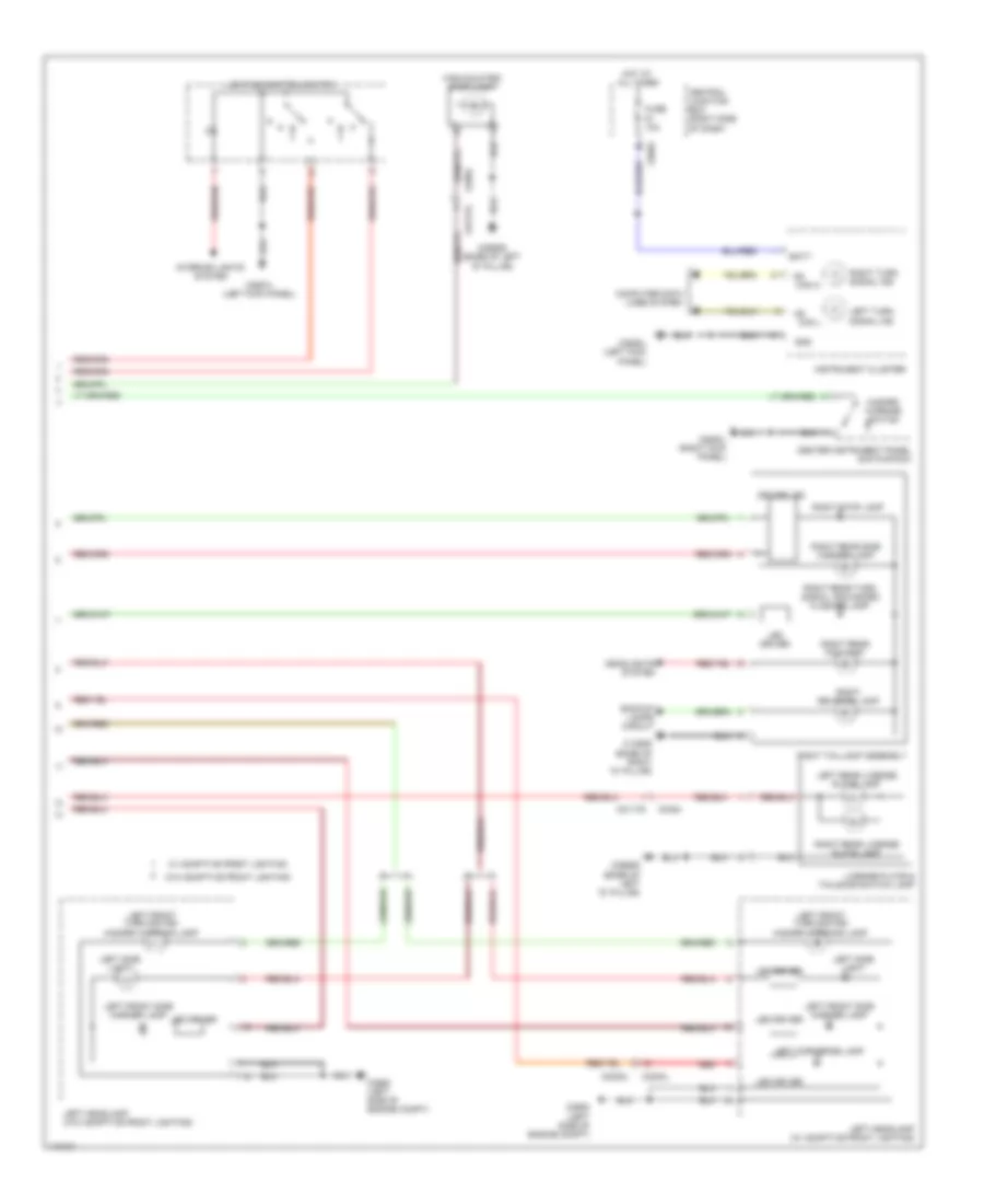Exterior Lamps Wiring Diagram (3 of 3) for Land Rover Discovery 4 2014