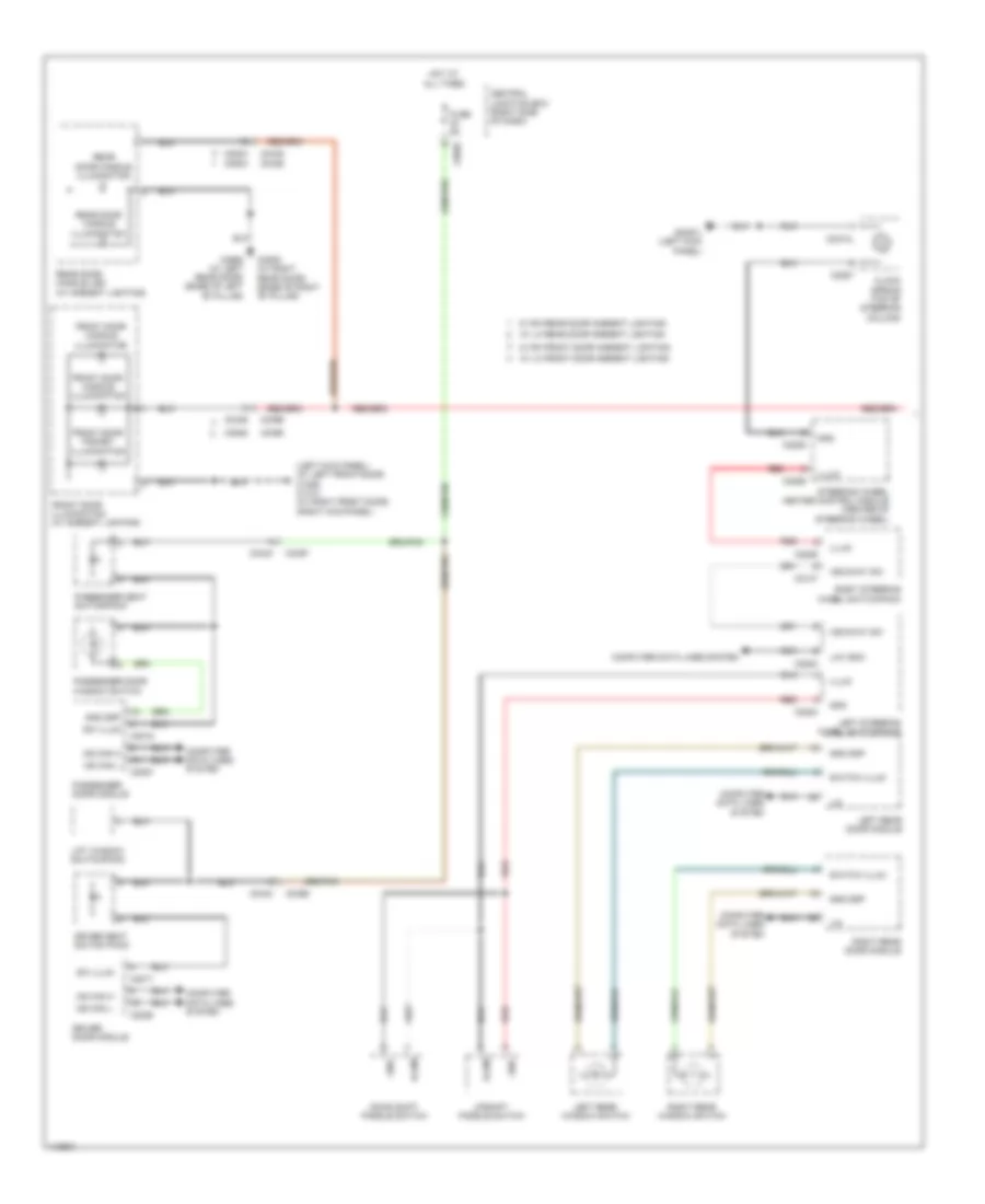 Instrument Illumination Wiring Diagram 1 of 2 for Land Rover Discovery 4 2014