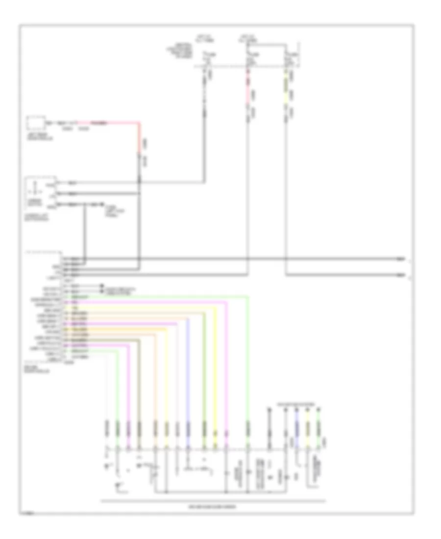Memory Mirrors Wiring Diagram 1 of 2 for Land Rover Discovery 4 2014