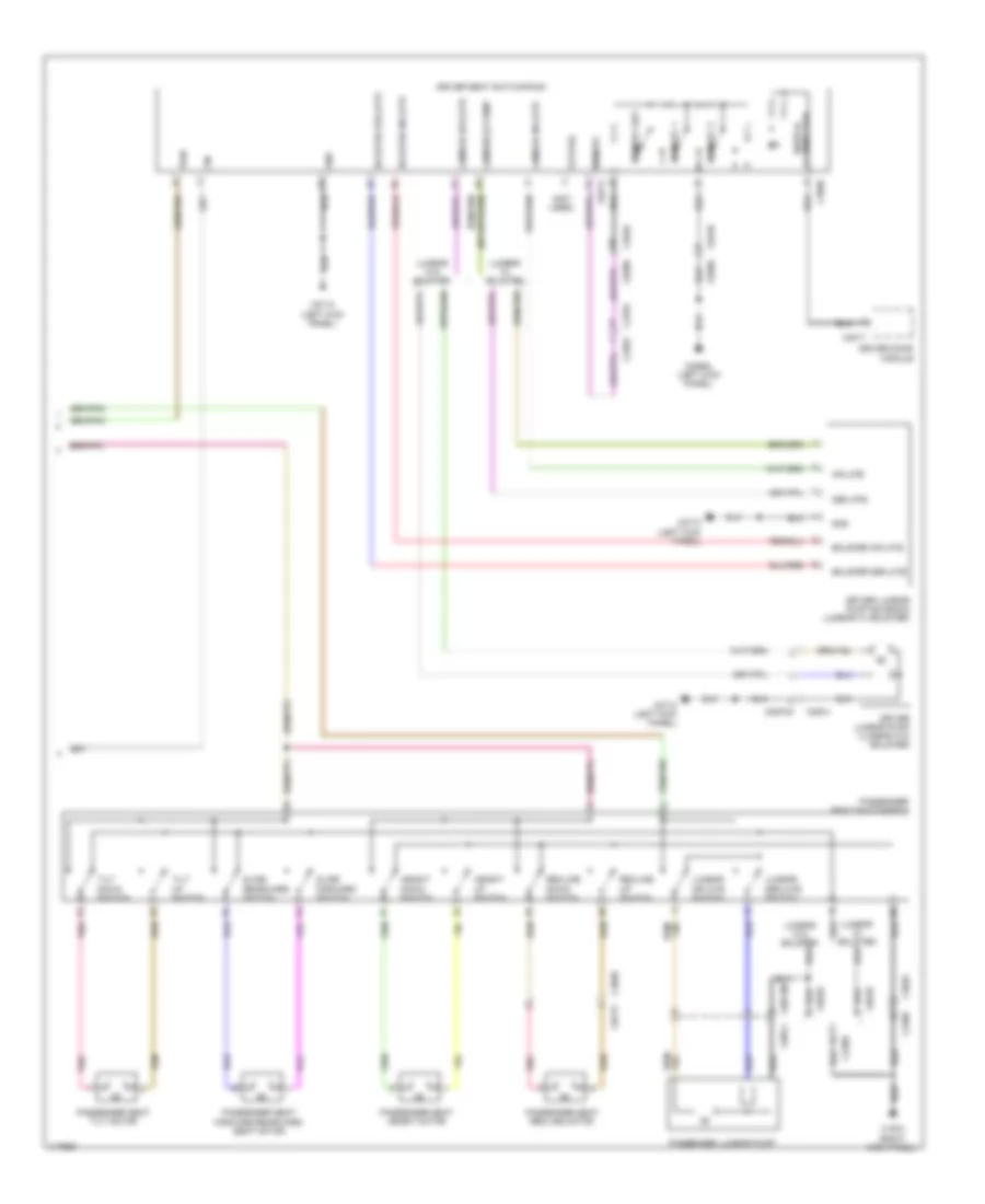 Memory Seat Wiring Diagram 2 of 2 for Land Rover Discovery 4 2014