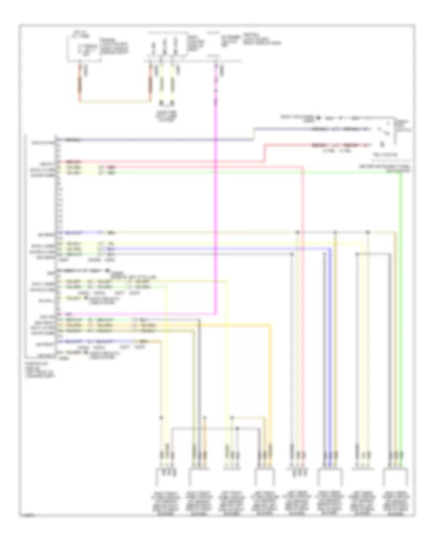 Parking Assistant Wiring Diagram for Land Rover Discovery 4 2014