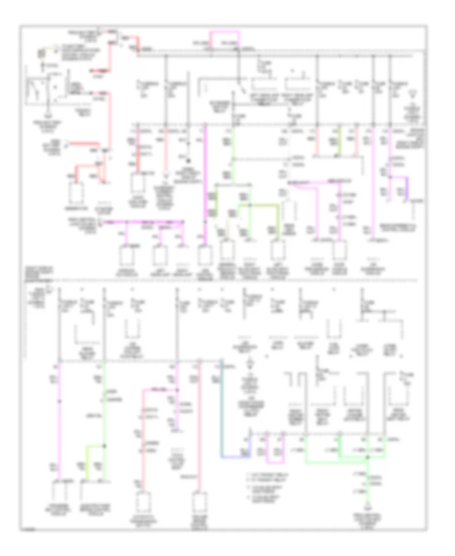 Power Distribution Wiring Diagram 1 of 5 for Land Rover Discovery 4 2014