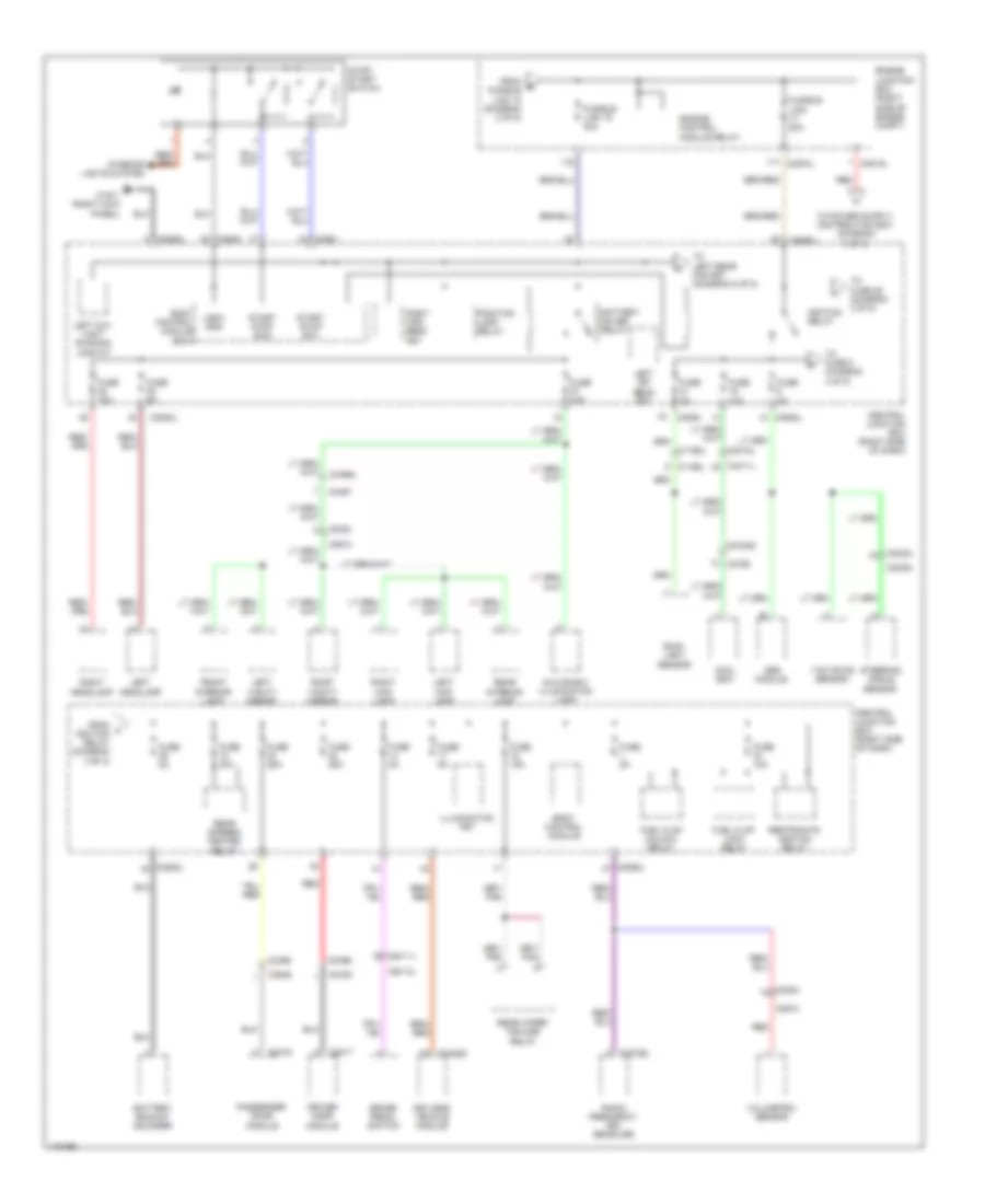 Power Distribution Wiring Diagram 3 of 5 for Land Rover Discovery 4 2014