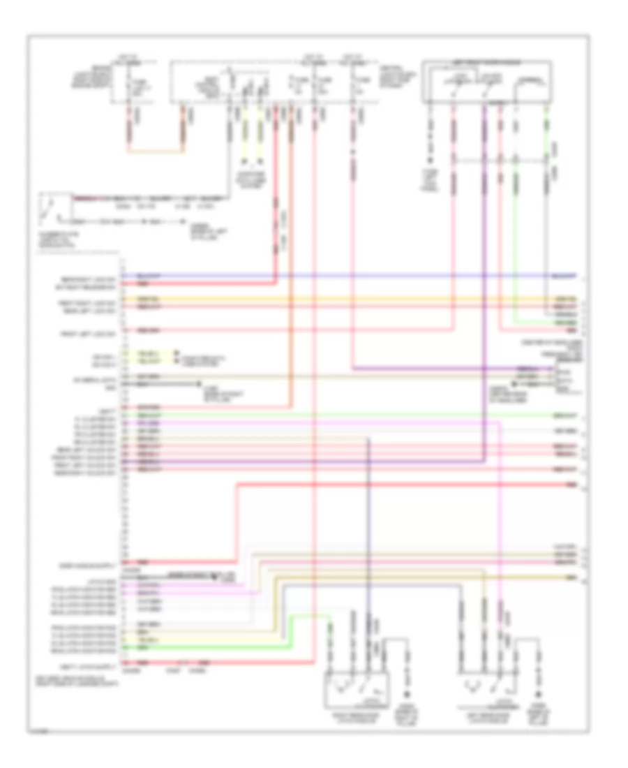 Power Door Locks Wiring Diagram 1 of 3 for Land Rover Discovery 4 2014