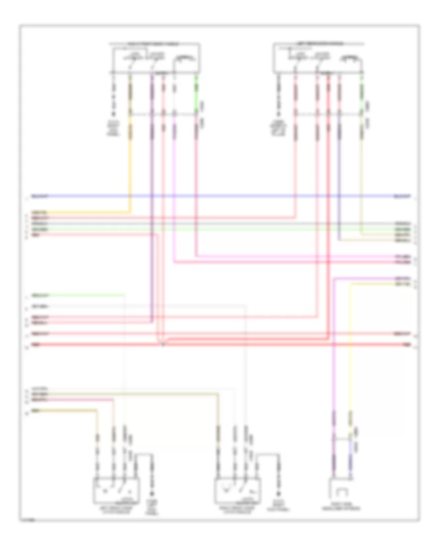 Power Door Locks Wiring Diagram (2 of 3) for Land Rover Discovery 4 2014