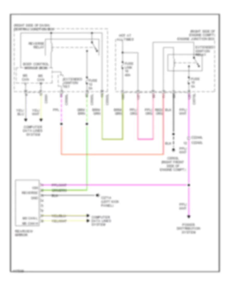 Electrochromic Mirror Wiring Diagram for Land Rover Discovery 4 2014