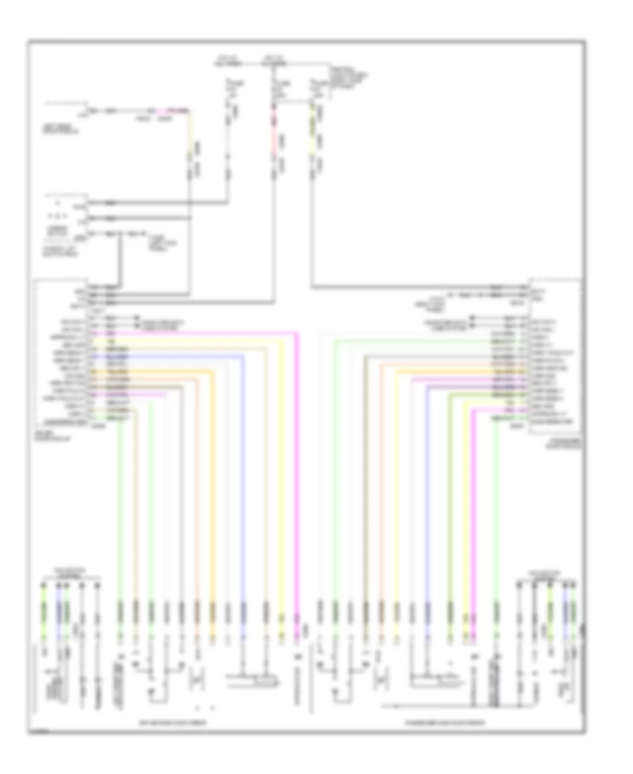 Power Mirrors Wiring Diagram for Land Rover Discovery 4 2014