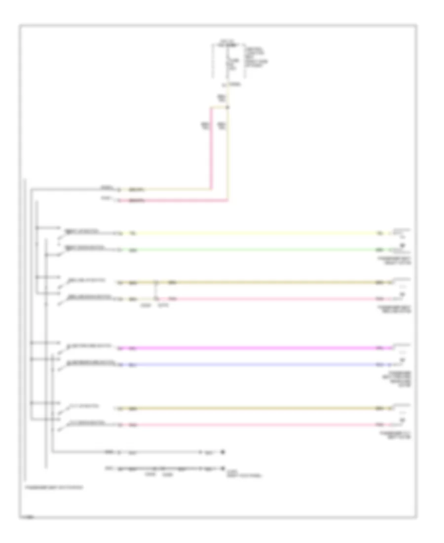 Passenger Power Seat Wiring Diagram for Land Rover Discovery 4 2014