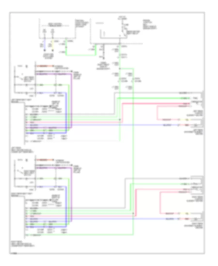 Rear Seat Heater Wiring Diagram for Land Rover Discovery 4 2014