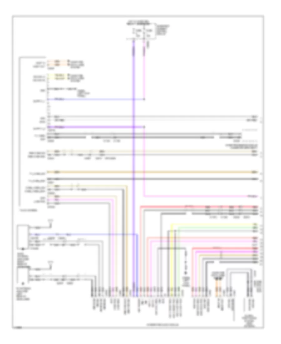 Radio Wiring Diagram High Line 1 of 4 for Land Rover Discovery 4 2014