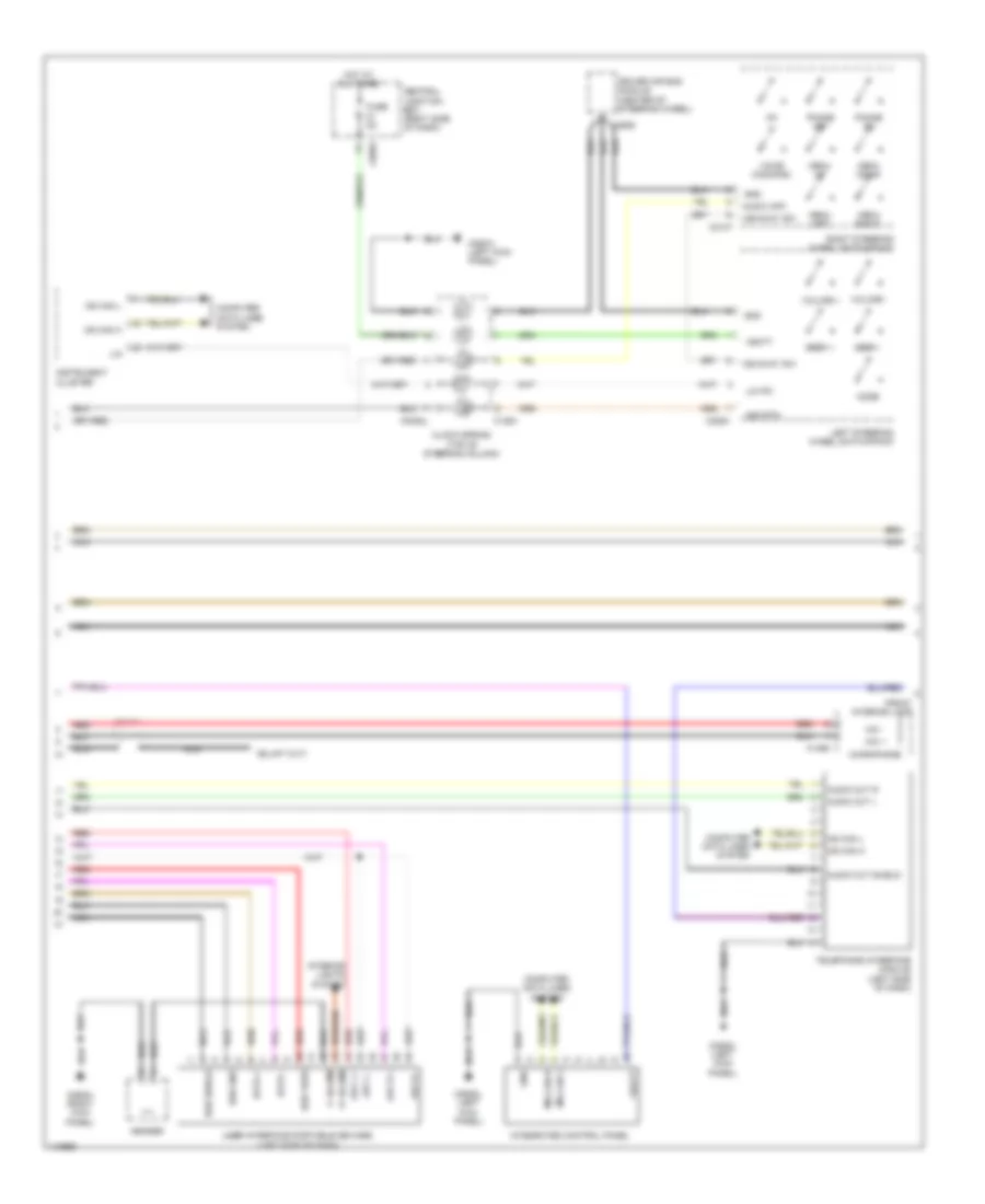 Radio Wiring Diagram, High Line (2 of 4) for Land Rover Discovery 4 2014