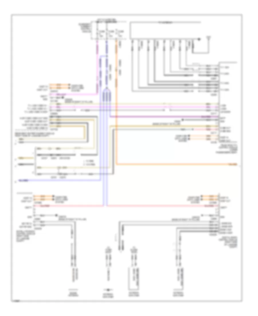 Radio Wiring Diagram, High Line (3 of 4) for Land Rover Discovery 4 2014