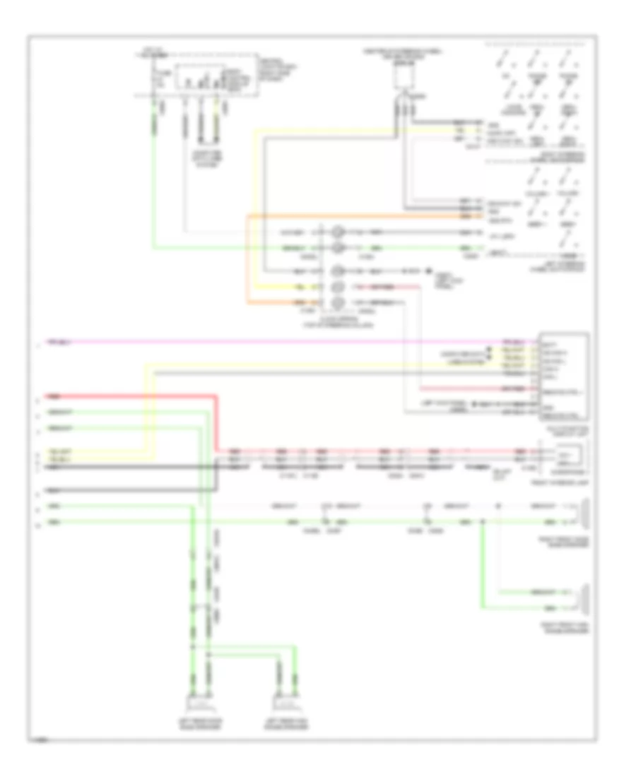 Radio Wiring Diagram, Low Line (2 of 2) for Land Rover Discovery 4 2014