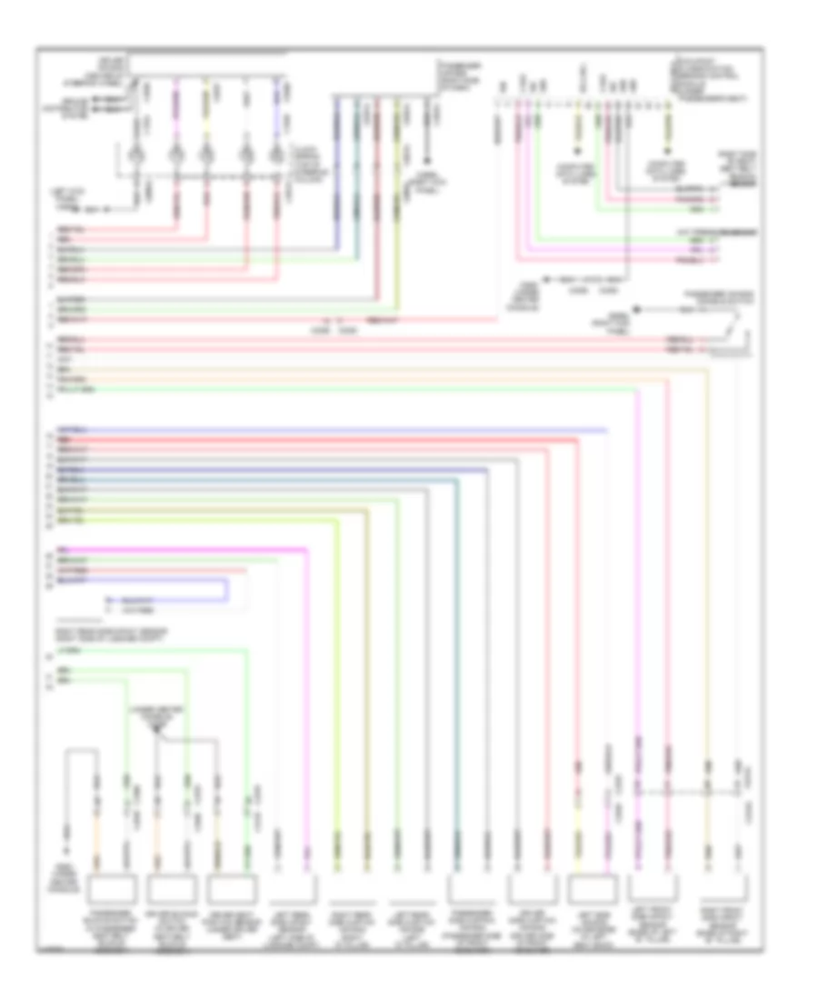 Supplemental Restraints Wiring Diagram (2 of 2) for Land Rover Discovery 4 2014