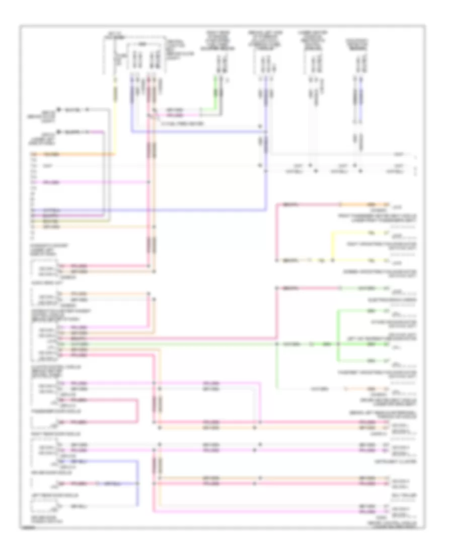 Diagnostic Socket Wiring Diagram 1 of 2 for Land Rover Discovery 2 HSE 2008