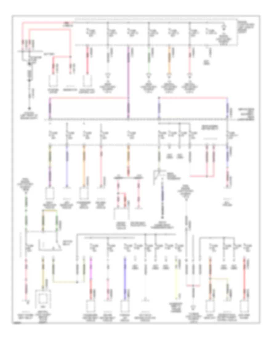 Power Distribution Wiring Diagram 1 of 4 for Land Rover Discovery 2 HSE 2008