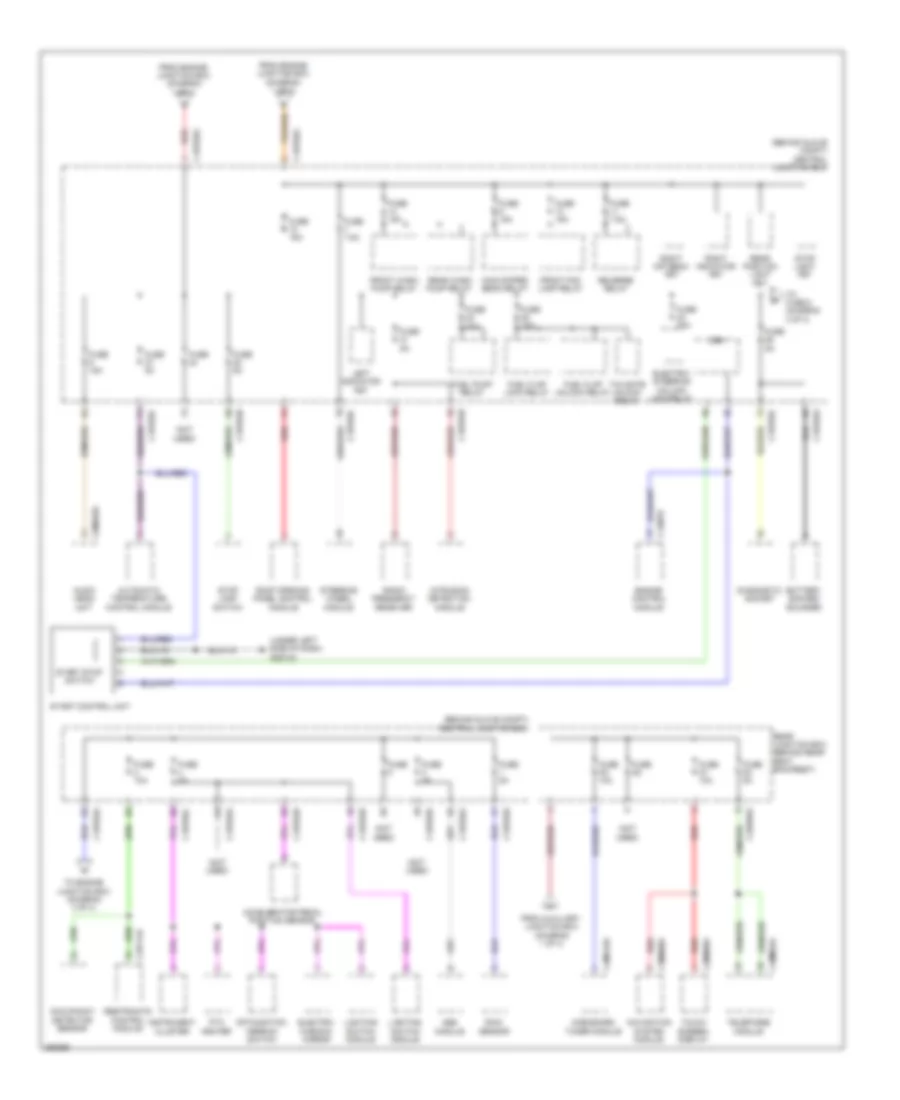 Power Distribution Wiring Diagram 2 of 4 for Land Rover Discovery 2 HSE 2008