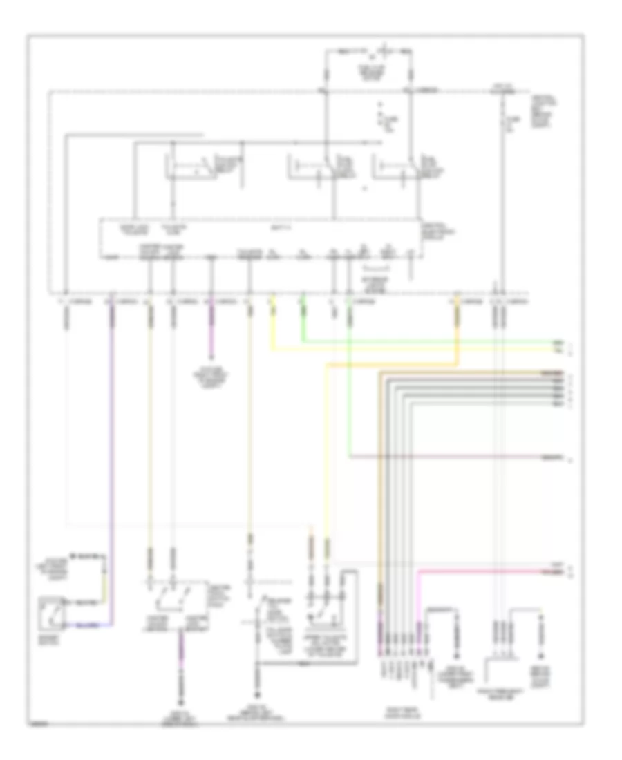 Power Door Locks Wiring Diagram 1 of 2 for Land Rover Discovery 2 HSE 2008
