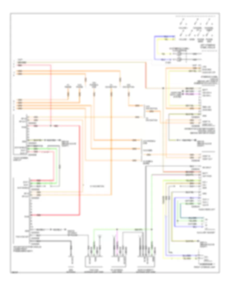 Radio Wiring Diagram, High Line (3 of 3) for Land Rover Discovery 2 HSE 2008