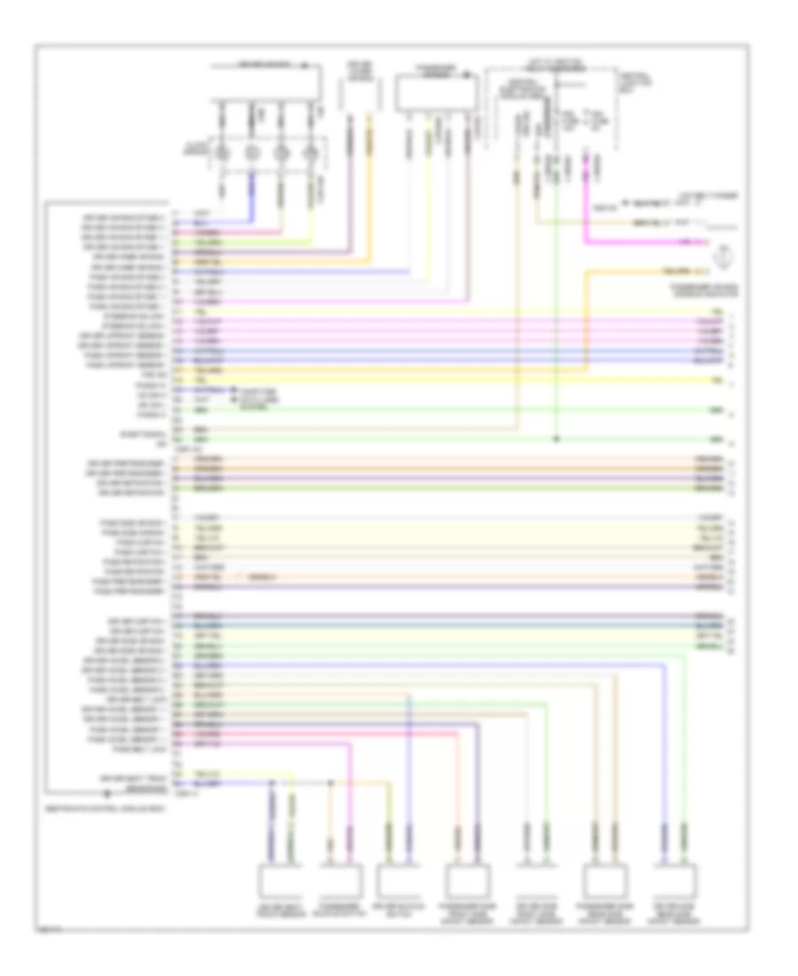 Supplemental Restraints Wiring Diagram 1 of 2 for Land Rover Discovery 2 HSE 2008