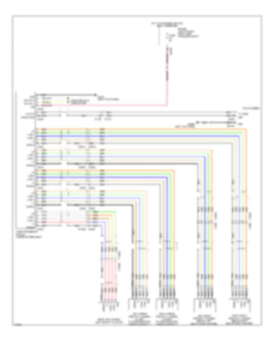 Multi Camera Wiring Diagram for Land Rover Discovery 4 HSE Lux 2014