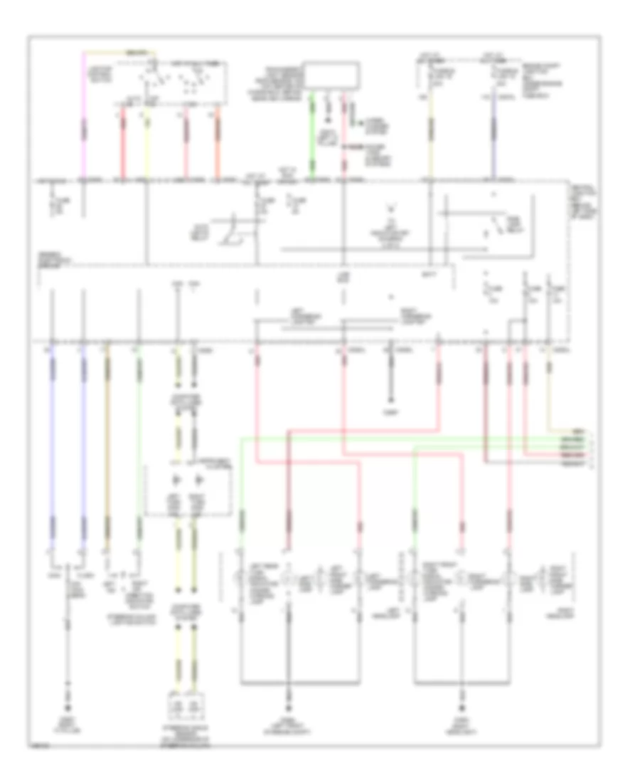 Exterior Lamps  Trailer Connector Wiring Diagram (1 of 2) for Land Rover Discovery 3 HSE 2008