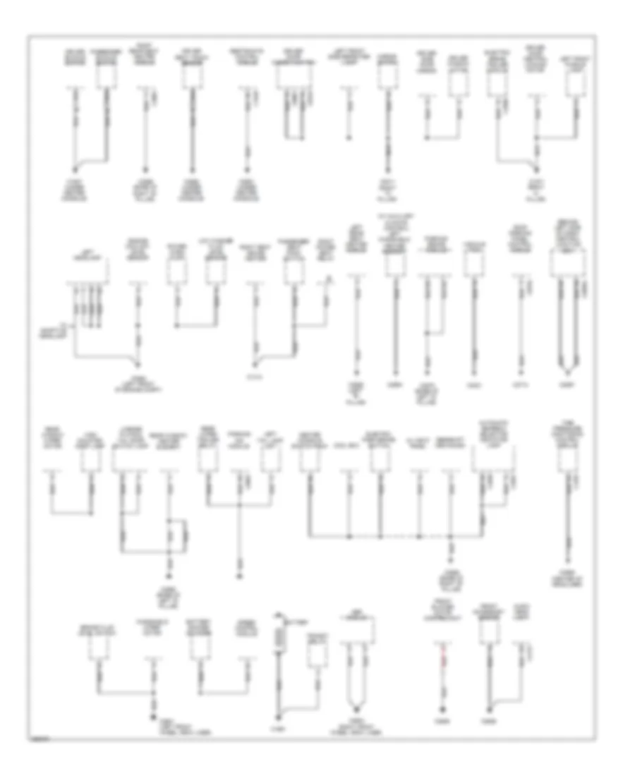 Ground Distribution Wiring Diagram (2 of 3) for Land Rover Discovery 3 HSE 2008