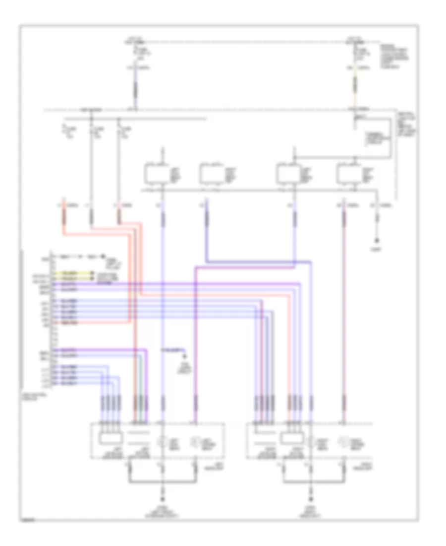 Headlamps Wiring Diagram with Adaptive Lamp Monitor 2 of 2 for Land Rover Discovery 3 HSE 2008