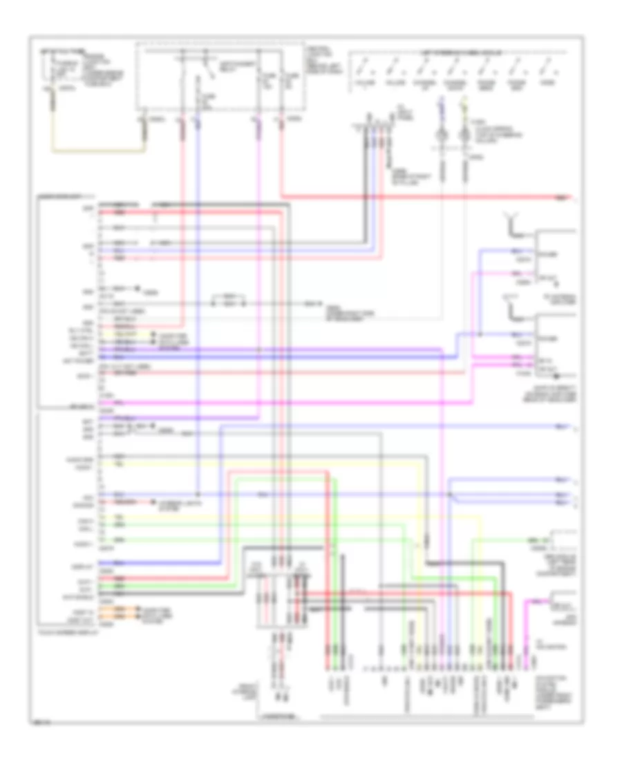 Navigation Wiring Diagram 1 of 3 for Land Rover Discovery 3 HSE 2008