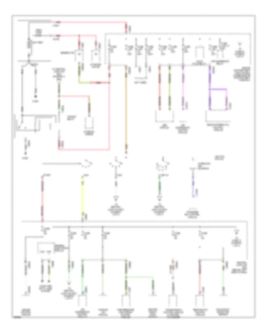Power Distribution Wiring Diagram 1 of 4 for Land Rover Discovery 3 HSE 2008