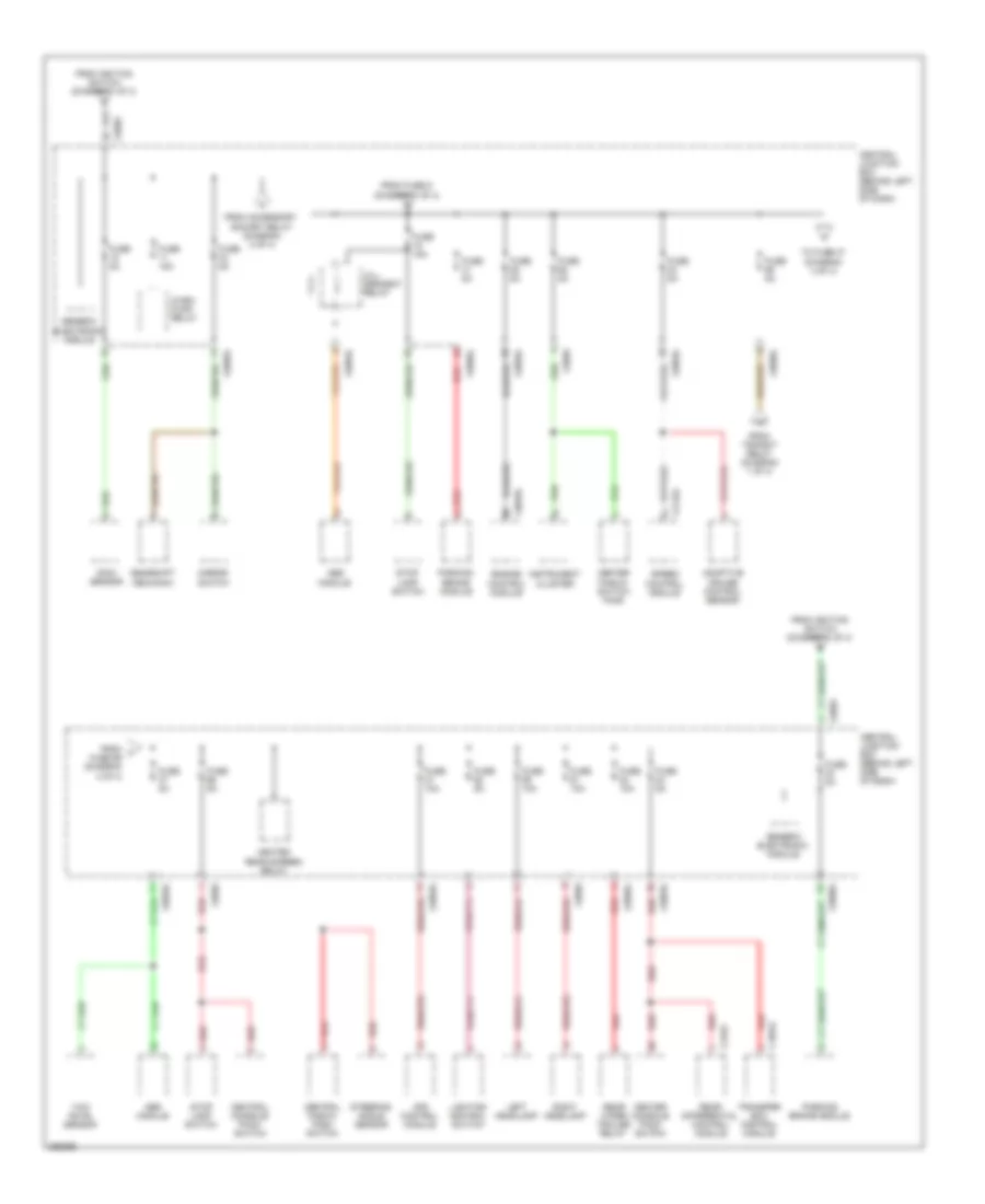 Power Distribution Wiring Diagram (4 of 4) for Land Rover Discovery 3 HSE 2008