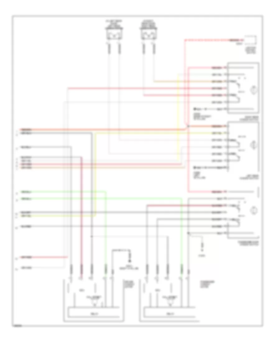 Power Windows Wiring Diagram 2 of 2 for Land Rover Discovery 3 HSE 2008