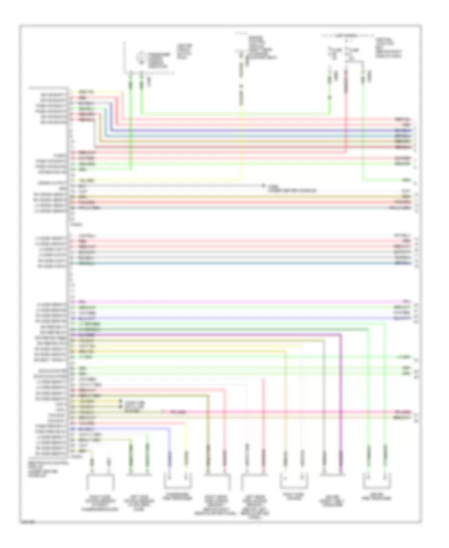 Supplemental Restraints Wiring Diagram 1 of 2 for Land Rover Discovery 3 HSE 2008