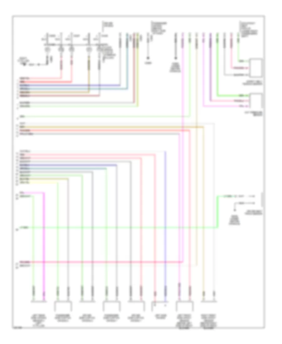 Supplemental Restraints Wiring Diagram 2 of 2 for Land Rover Discovery 3 HSE 2008