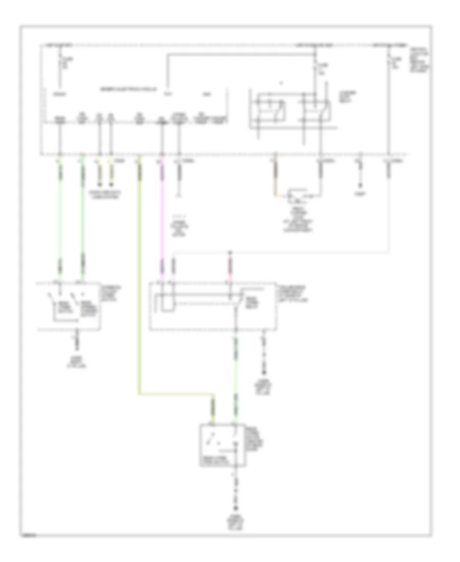 Rear Wiper Washer Wiring Diagram for Land Rover Discovery 3 HSE 2008