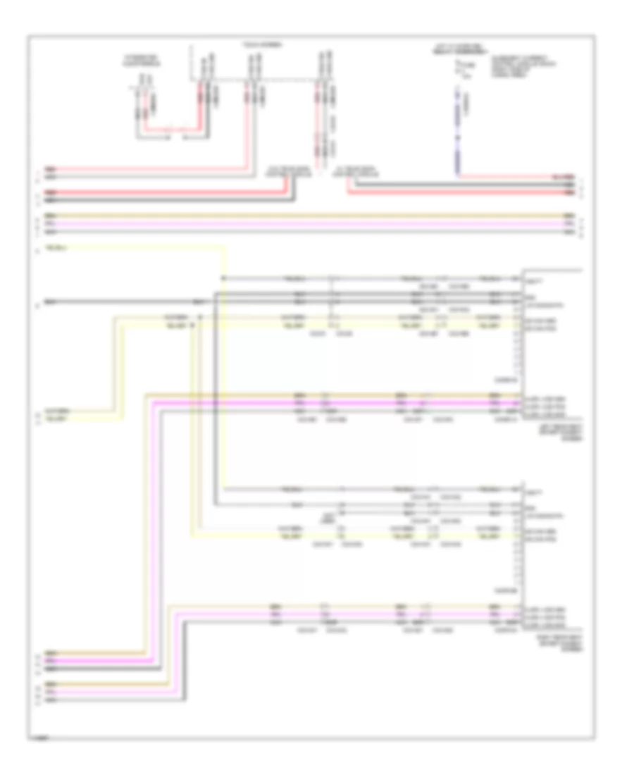 Rear Seat Entertainment Wiring Diagram (2 of 3) for Land Rover Range Rover 2014