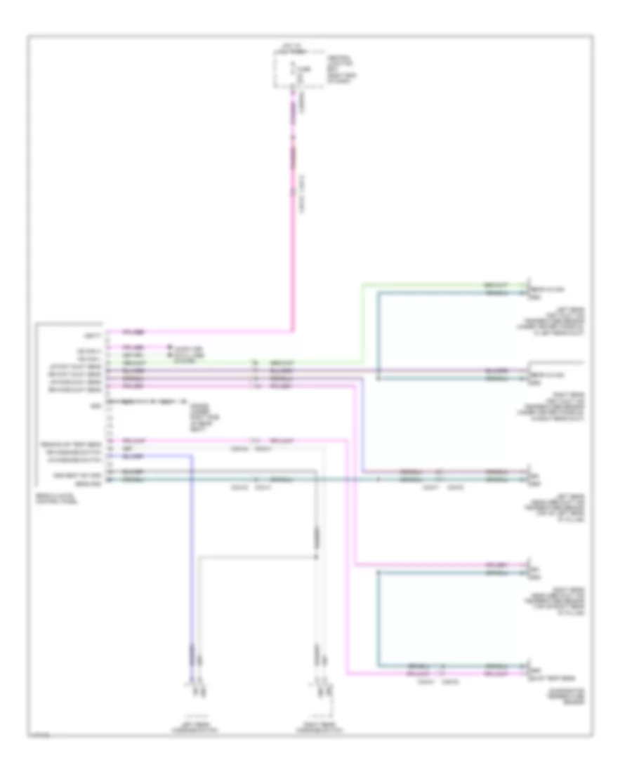 Rear AC Wiring Diagram for Land Rover Range Rover 2014