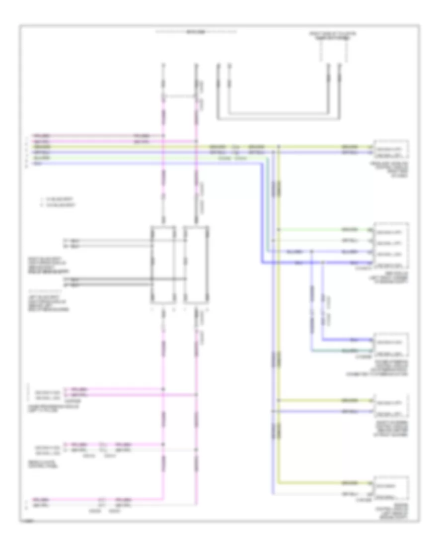 Diagnostic Socket Wiring Diagram (5 of 5) for Land Rover Range Rover 2014