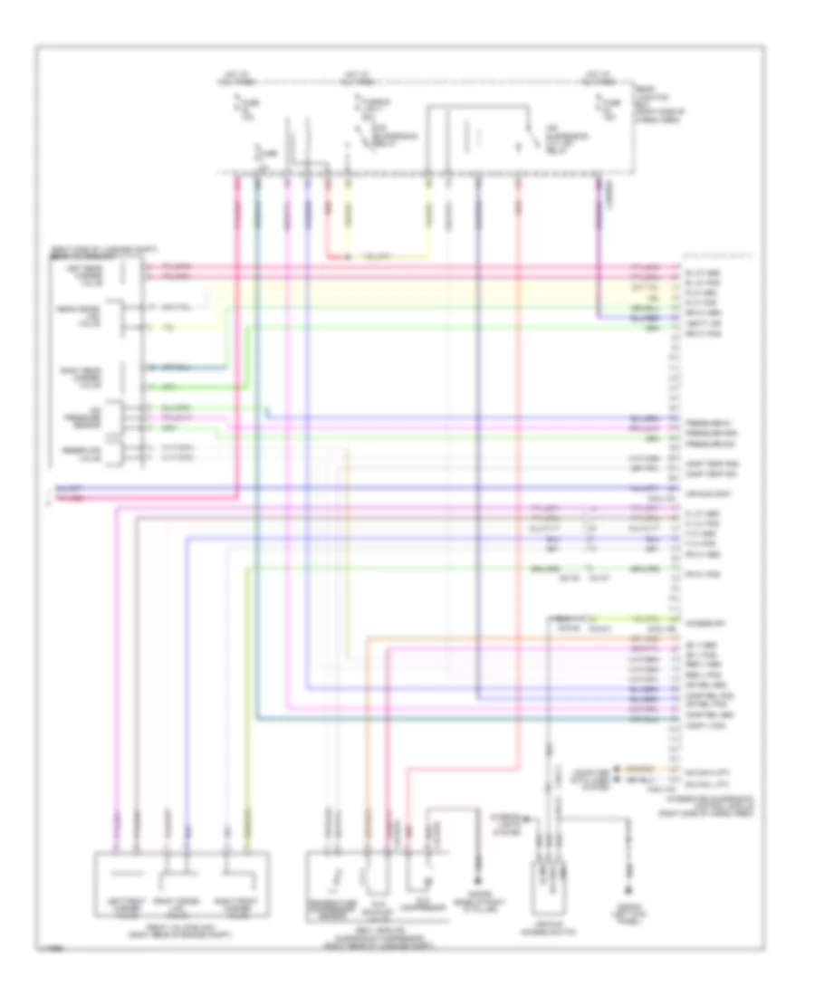 Air Suspension Wiring Diagram 2 of 2 for Land Rover Range Rover 2014