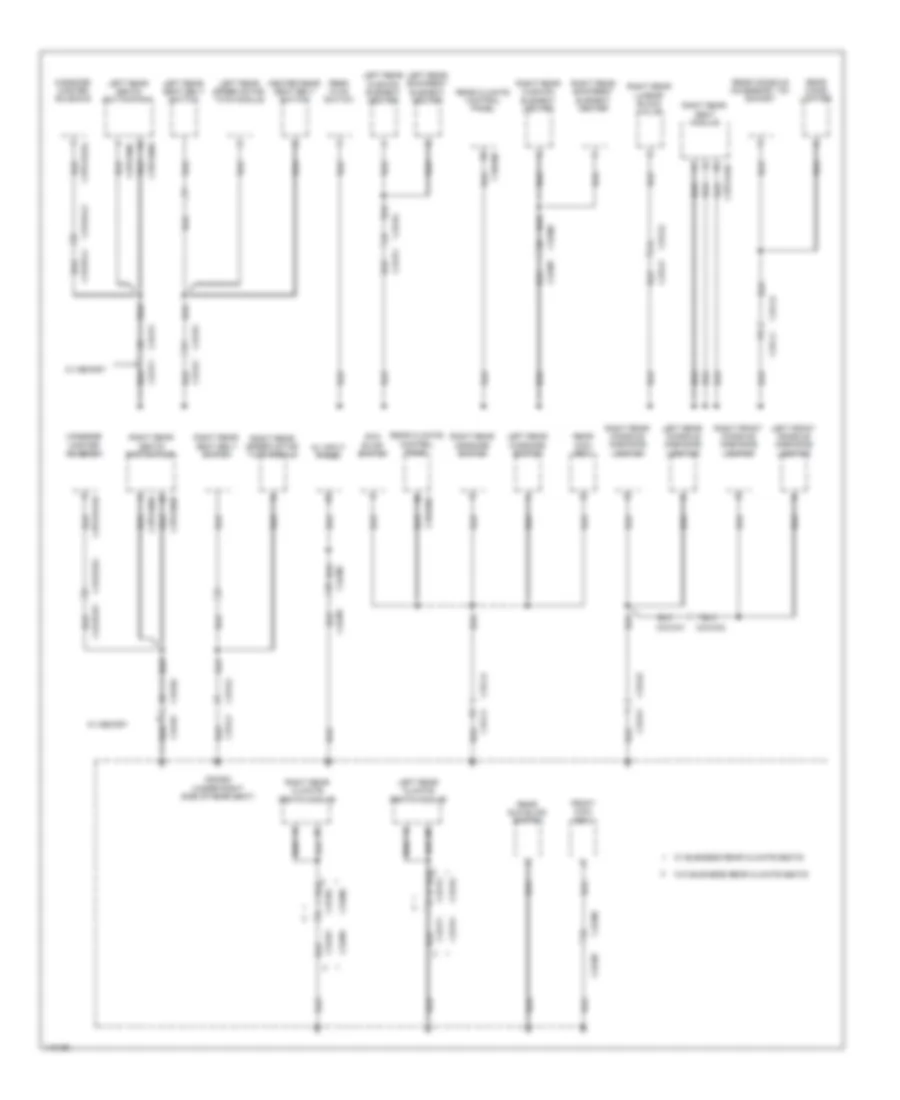 Ground Distribution Wiring Diagram (7 of 7) for Land Rover Range Rover 2014