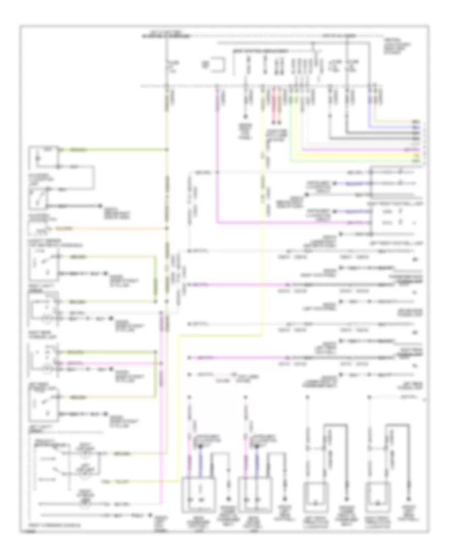 Courtesy Lamps Wiring Diagram 1 of 2 for Land Rover Range Rover 2014