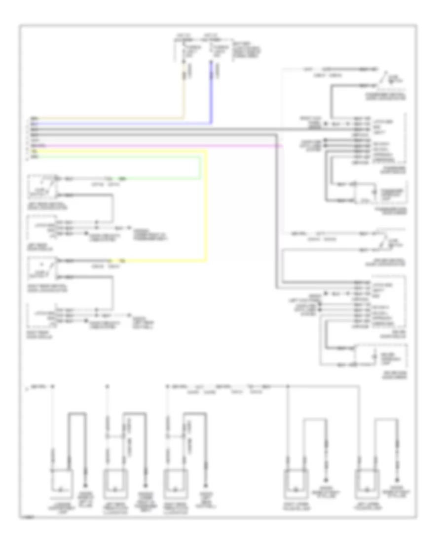 Courtesy Lamps Wiring Diagram (2 of 2) for Land Rover Range Rover 2014