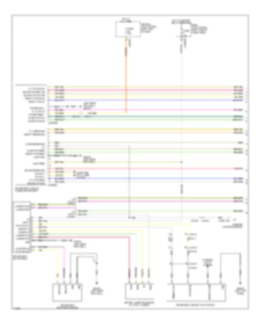 Drivers Memory Seat Wiring Diagram, 8-Way (1 of 2) for Land Rover Range Rover 2014