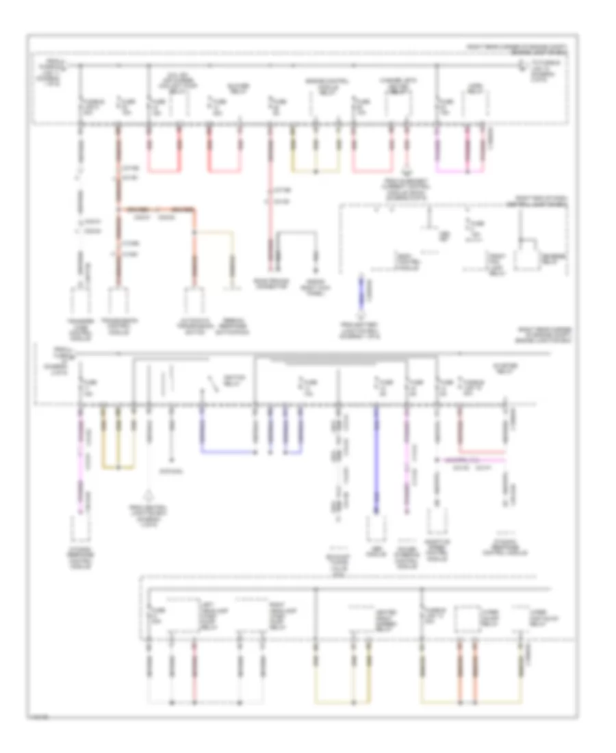 Power Distribution Wiring Diagram (2 of 9) for Land Rover Range Rover 2014