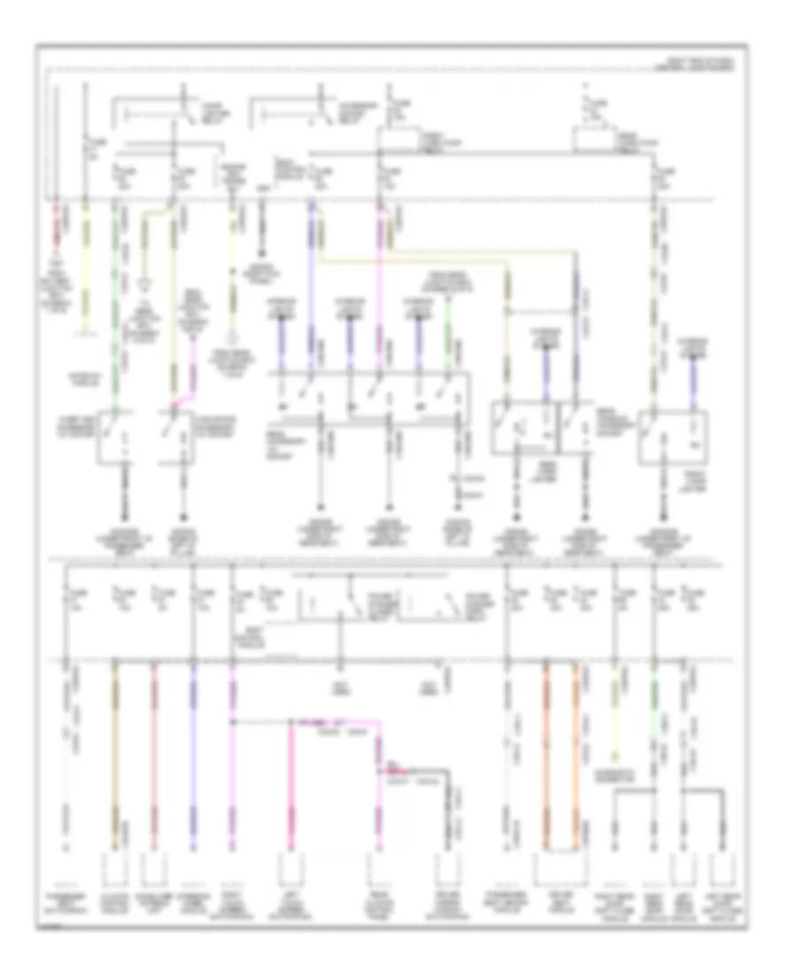 Power Distribution Wiring Diagram 5 of 9 for Land Rover Range Rover 2014