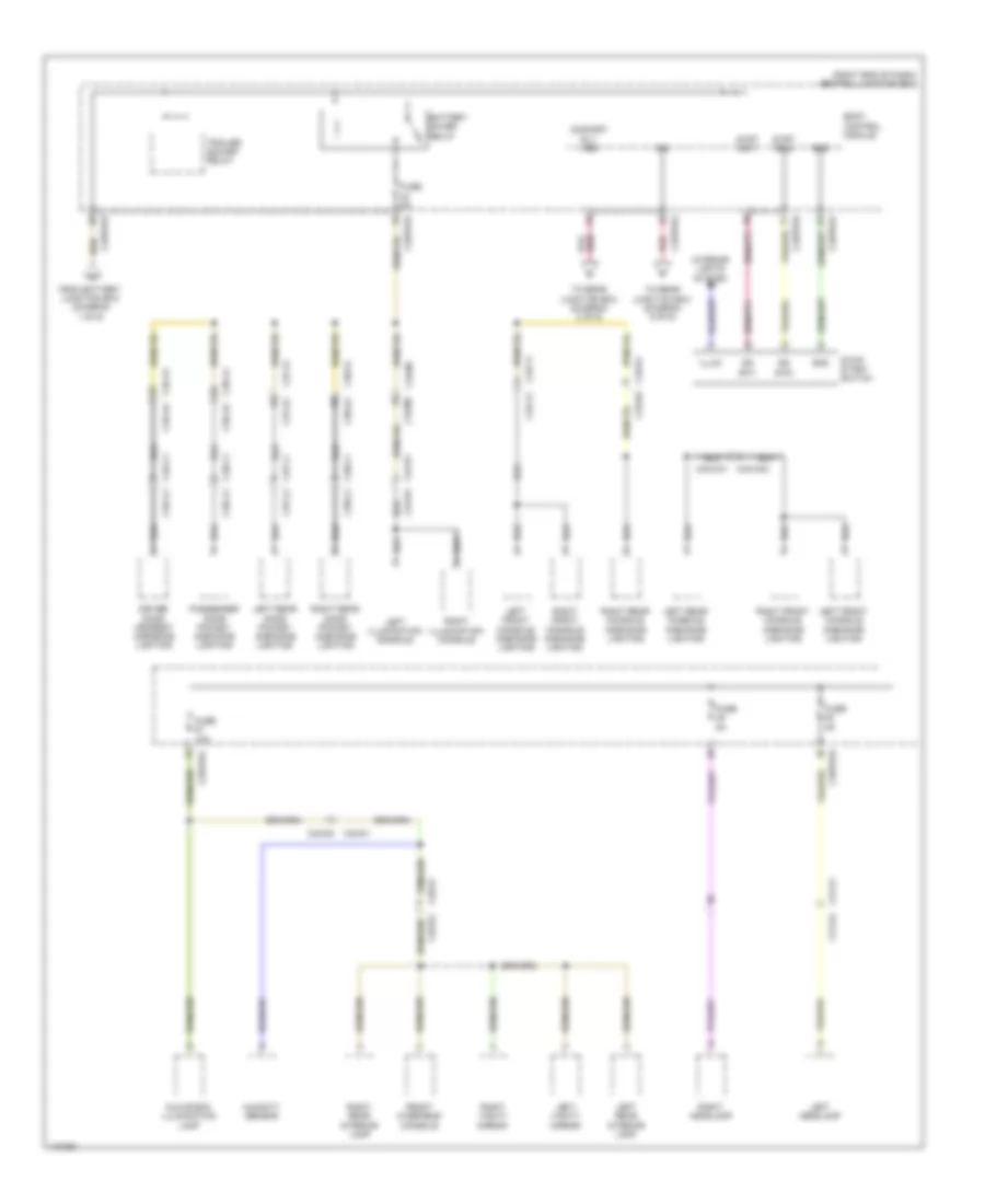 Power Distribution Wiring Diagram (6 of 9) for Land Rover Range Rover 2014