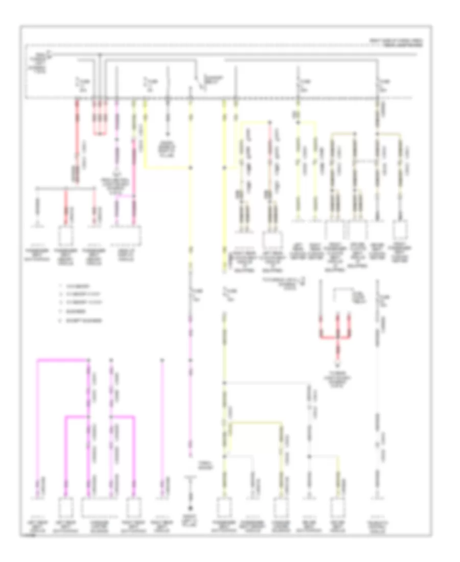 Power Distribution Wiring Diagram (8 of 9) for Land Rover Range Rover 2014